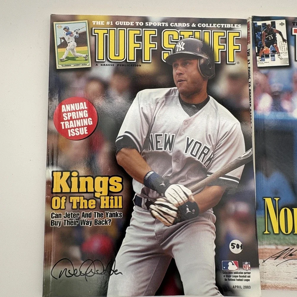 Vintage Tuff Stuff Sports Cards Magazine Lot 6 Issues 1994‎ 2003 Jeter LeBron